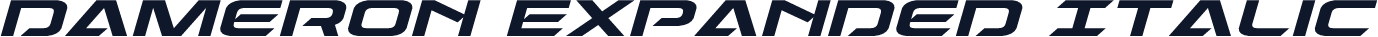 Dameron Expanded Italic