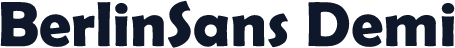 BerlinSans Demi