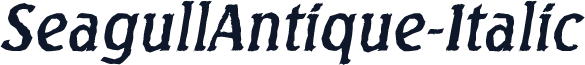 SeagullAntique-Italic