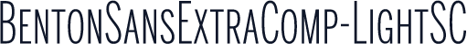 BentonSansExtraComp-LightSC
