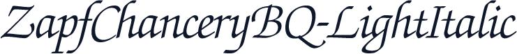 ZapfChanceryBQ-LightItalic