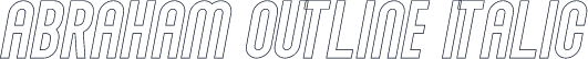 Abraham Outline Italic