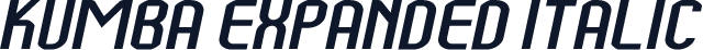 Kumba Expanded Italic