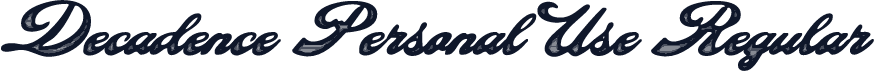 Decadence Personal Use Regular