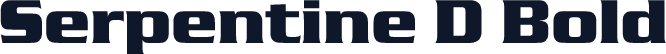 Serpentine D Bold