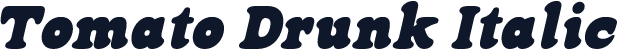 Tomato Drunk Italic