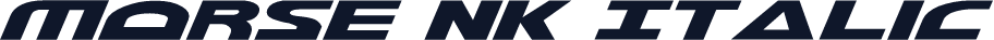 Morse NK Italic
