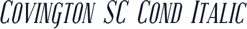 Covington SC Cond Italic