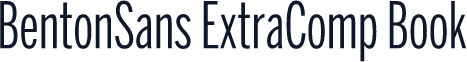 BentonSans ExtraComp Book