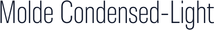 Molde Condensed-Light