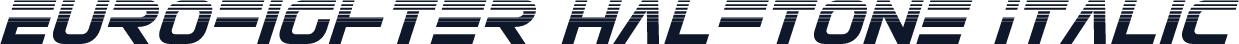 Eurofighter Halftone Italic