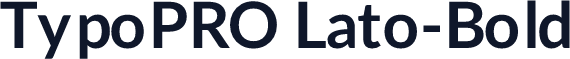TypoPRO Lato-Bold