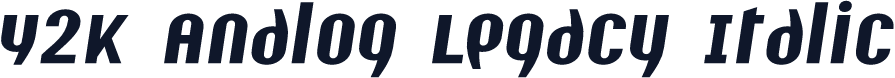 Y2K Analog Legacy Italic