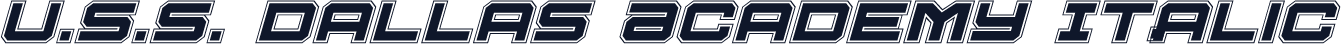 U.S.S. Dallas Academy Italic