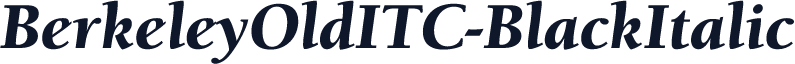 BerkeleyOldITC-BlackItalic