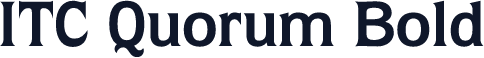 ITC Quorum Bold