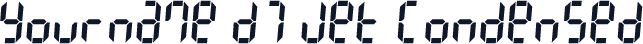 Yourname D7 Jet Condensed