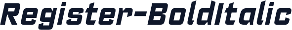 Register-BoldItalic