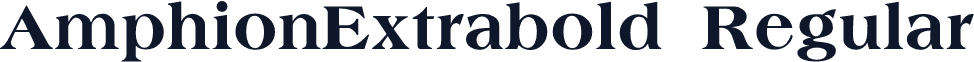 AmphionExtrabold Regular