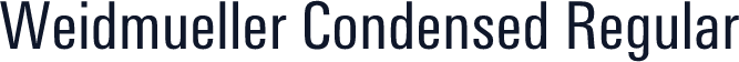 Weidmueller Condensed Regular