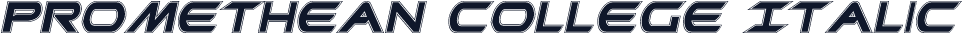 Promethean College Italic
