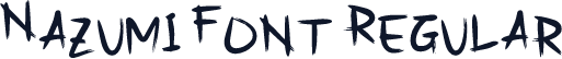 Nazumi Font Regular
