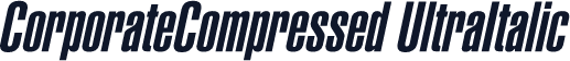 CorporateCompressed UltraItalic