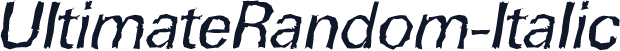 UltimateRandom-Italic