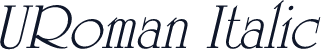 URoman Italic