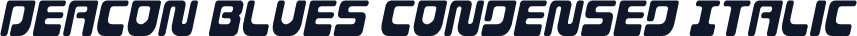 Deacon Blues Condensed Italic