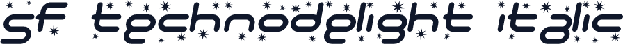 SF Technodelight Italic