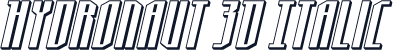 Hydronaut 3D Italic