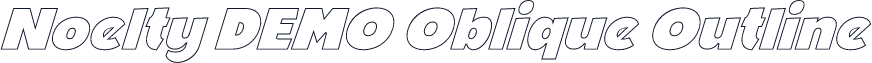 Noelty DEMO Oblique Outline
