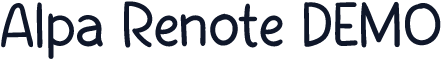 Alpa Renote DEMO