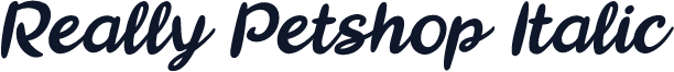 Really Petshop Italic