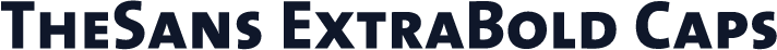 TheSans ExtraBold Caps