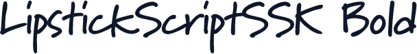LipstickScriptSSK Bold