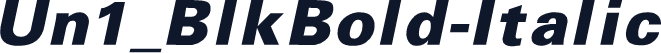 Un1_BlkBold-Italic
