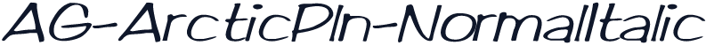 AG-ArcticPln-NormalItalic