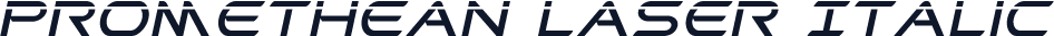 Promethean Laser Italic