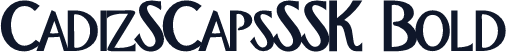 CadizSCapsSSK Bold