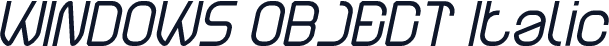 WINDOWS OBJECT Italic