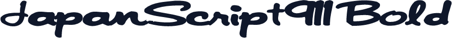 JapanScript911 Bold