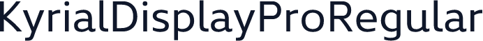 KyrialDisplayProRegular