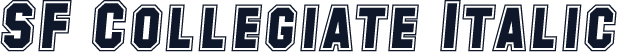 SF Collegiate Italic