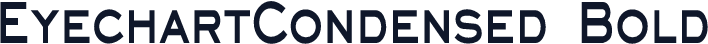 EyechartCondensed Bold