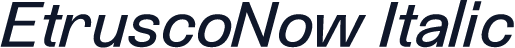 EtruscoNow Italic