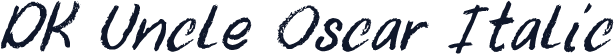 DK Uncle Oscar Italic