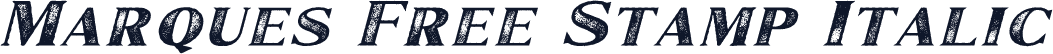 Marques Free Stamp Italic