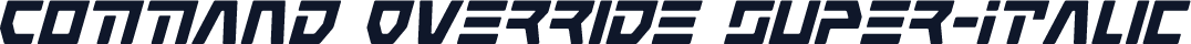 Command Override Super-Italic